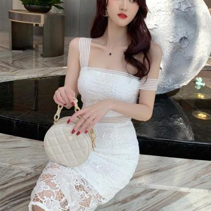 2022 sexy backless lace hip wrap Sl..
