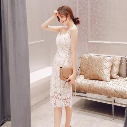 2022 Sexy Hollow Lace bodycon Dress..