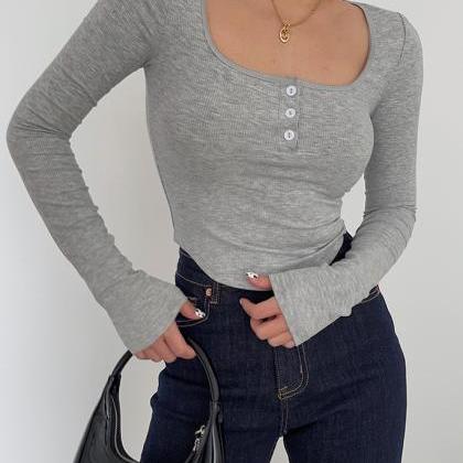 Lace Crew Neck T Cropped Top