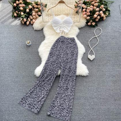 Ins Holiday Style Suit Suspender To..