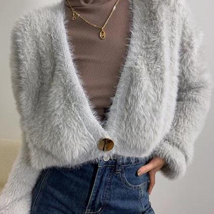 Handemade Cardigan Ins Sweater Top