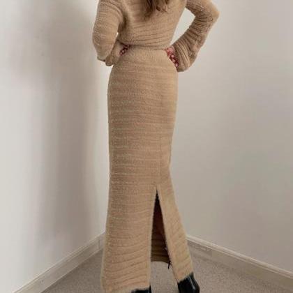 French Spice Girl Soft Wool Knitted..