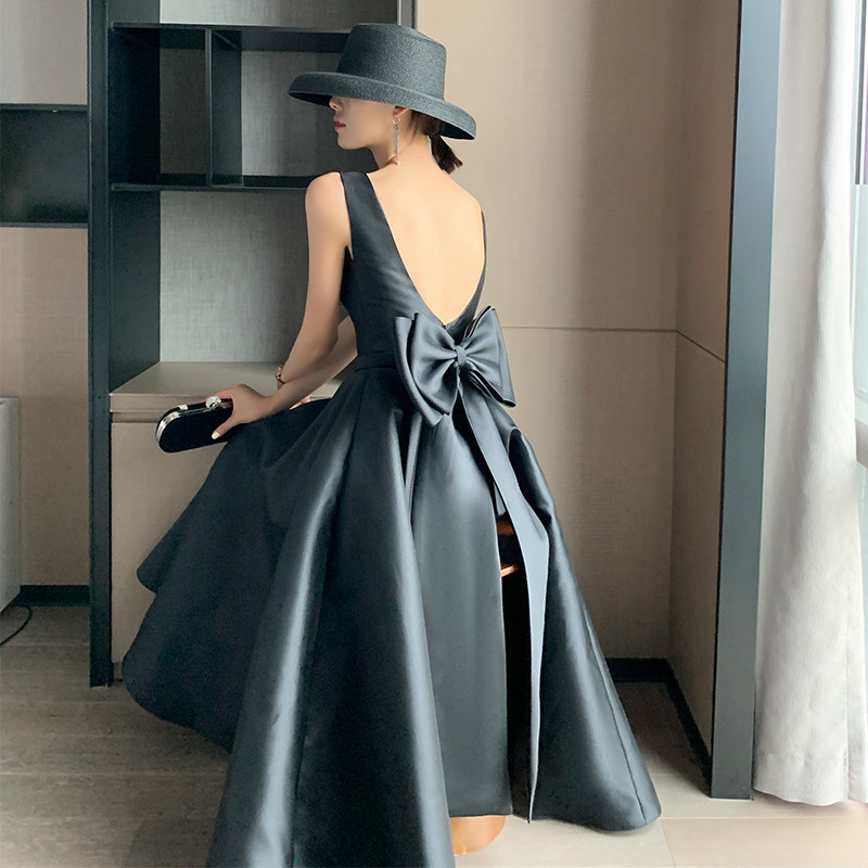 Black Evening Dress Hepburn Style Party Dress on Luulla