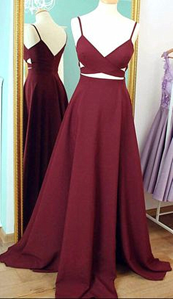 Spaghetti Straps Floor Length Prom Dresses,red Sleeveless Party Dresses,red Sexy Evening Dress Prom Gowns,formal Women Dress