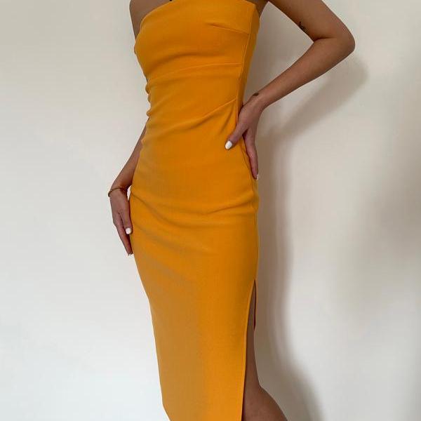 Spicy Girl Sexy Split Bodycon Dress