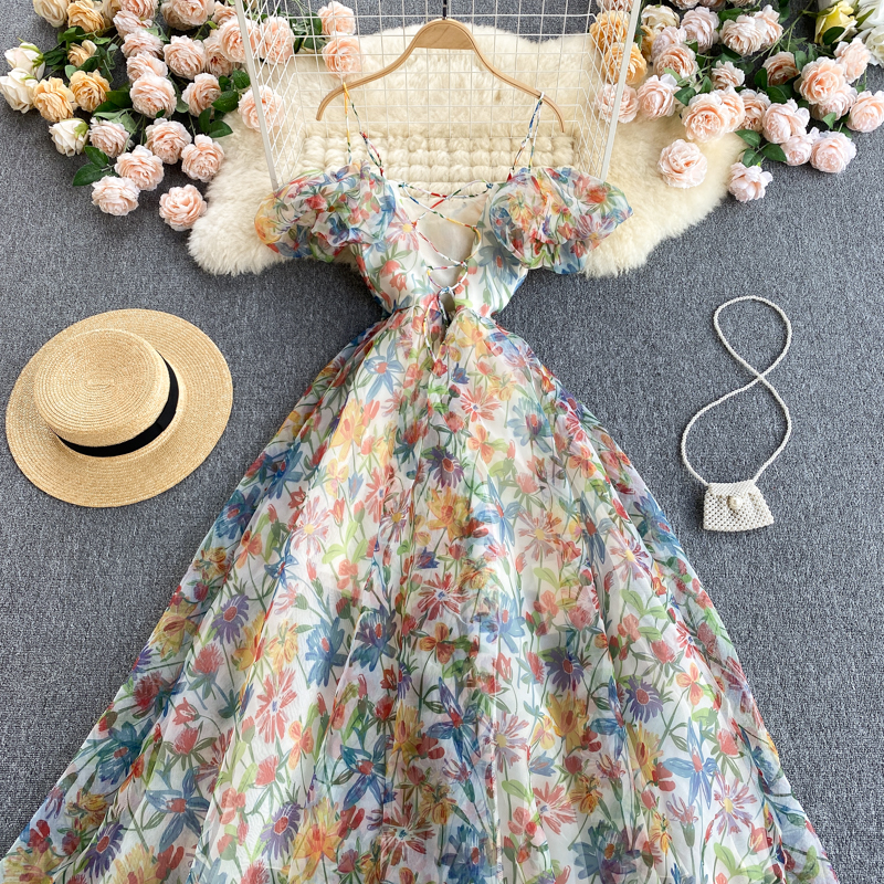 Backless Sexy Off-the-shoulder Slip Dress on Luulla