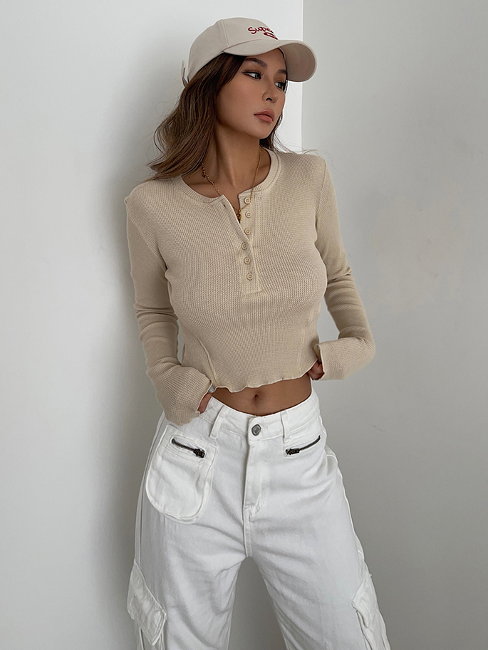 Short Sleeve Round Neck Top main image 1
