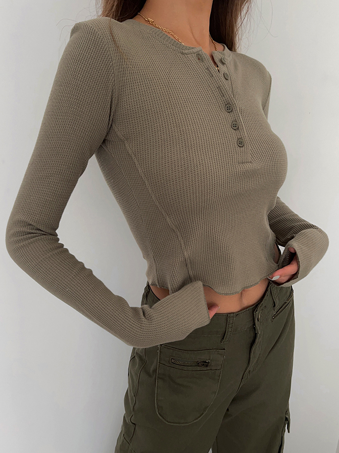 Short Sleeve Round Neck Top main image 1